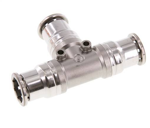 16mm Tee Push-in Fitting Stainless Steel FKM