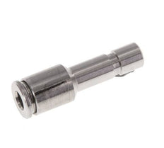 Racor de 4mm x 6mm con enchufe de acero inoxidable FKM