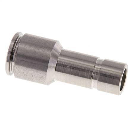 Racor de 8mm x 10mm con enchufe de acero inoxidable FKM