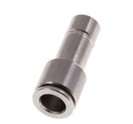 Racor de 8mm x 10mm con enchufe de acero inoxidable FKM