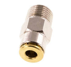 4mm x R1/8'' Push-in Fitting with Male Threads Brass NBRHigh Pressure [2 Pieces]