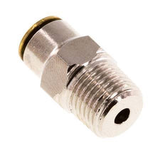 Racor rápido de 4mm x M 10 x 1 (cónico) con rosca macho de latón NBRAlta presión [2 piezas]