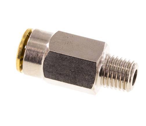 Racor de 6mm x M 8 x 1 (cónico) con rosca macho de latón NBRAlta presión [2 piezas]