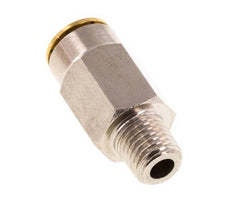 6mm x M 8 x 1 (conical) Push-in Fitting with Male Threads Brass NBRHigh Pressure [2 Pieces]