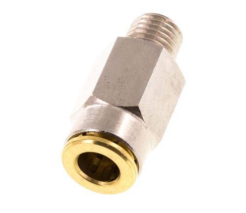 Racor de 6mm x M 8 x 1 (cónico) con rosca macho de latón NBRAlta presión [2 piezas]