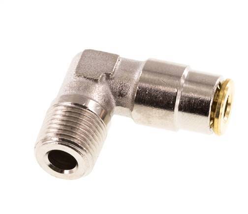Codo de 4mm x R1/8'' de 90 grados con rosca macho de latón NBRAlta presión [2 piezas]