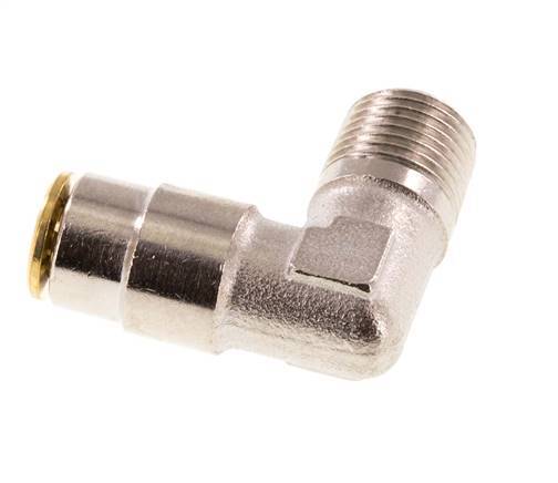 Codo de 4mm x R1/8'' de 90 grados con rosca macho de latón NBRAlta presión [2 piezas]