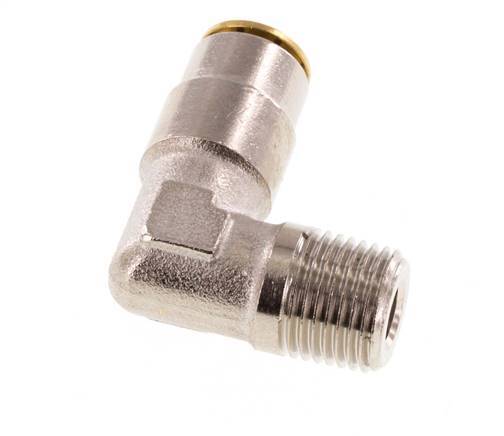 Codo de 4mm x R1/8'' de 90 grados con rosca macho de latón NBRAlta presión [2 piezas]