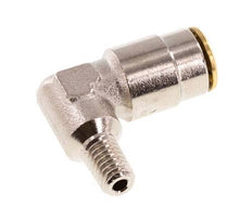 6mm x M 6 (cónico) 90deg Codo con rosca macho Latón NBRAlta presión [2 piezas]