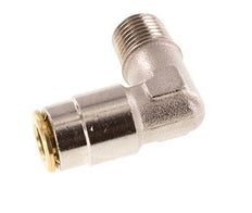 6mm x M 10 x 1 (cónico) Codo de 90deg Racor con rosca macho Latón NBRAlta presión [2 piezas]