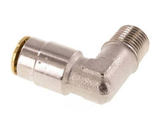 6mm x M 10 x 1 (cónico) Codo de 90deg Racor con rosca macho Latón NBRAlta presión [2 piezas]