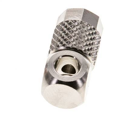 Conector Latón Niquelado 6x4 & M5 de Rosca [5 Piezas]