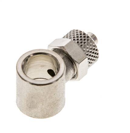 Conector Latón Niquelado 6x4 & G1/8'' de Rosca [2 piezas]