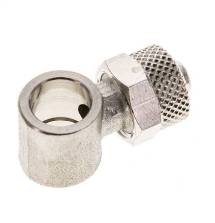 Conector Latón Niquelado 8x6 & G1/8'' de Rosca [2 piezas]