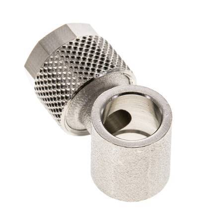 10x8 & G1/8'' Nickel plated Brass Banjo Push-on Fitting [2 Pieces]