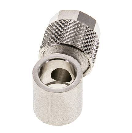 10x8 & G1/8'' Nickel plated Brass Banjo Push-on Fitting [2 Pieces]