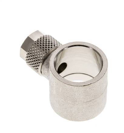 Conector Latón Niquelado 8x6 & G3/8'' de Rosca [2 piezas]