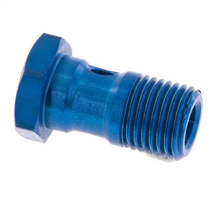 1-way Aluminum Banjo Bolt with G1/4'' Male Threads L25mm [5 Pieces]