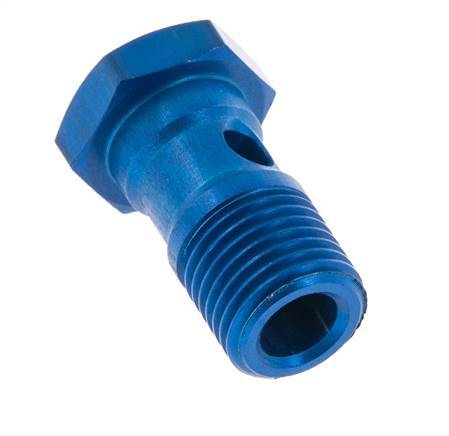 1-way Aluminum Banjo Bolt with G1/4'' Male Threads L25mm [5 Pieces]