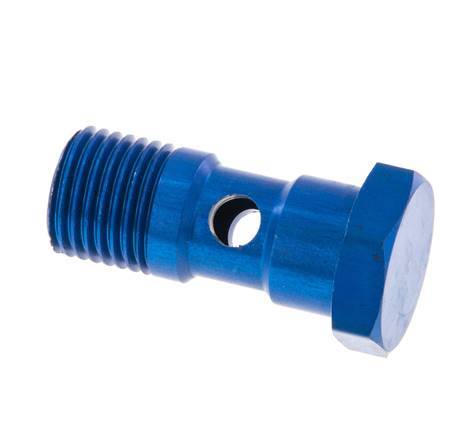 1-way Aluminum Banjo Bolt with G1/4'' Male Threads L30mm [2 Pieces]