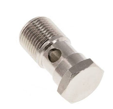 1-way nickel-plated Brass Banjo Bolt with G3/8'' Male Threads L32mm [2 Pieces]