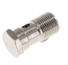1-way nickel-plated Brass Banjo Bolt with G3/8'' Male Threads L32mm [2 Pieces]
