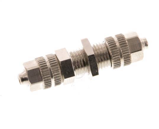Conector Recto Latón Niquelado 4.3x3 [2 piezas]