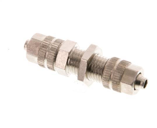 Conector Recto Latón Niquelado 4.3x3 [2 piezas]
