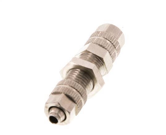 Conector Recto Latón Niquelado 4.3x3 [2 piezas]