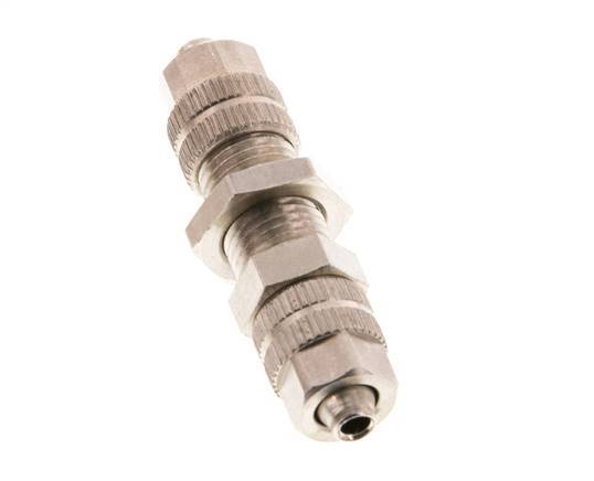 Conector Recto Latón Niquelado 4.3x3 [2 piezas]