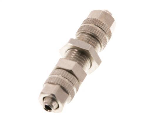 Conector Recto Latón Niquelado 4.3x3 [2 piezas]