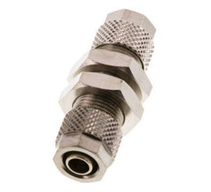 Conector Recto Latón Niquelado 8x6 & 6x4 Pasamuros [2 piezas]