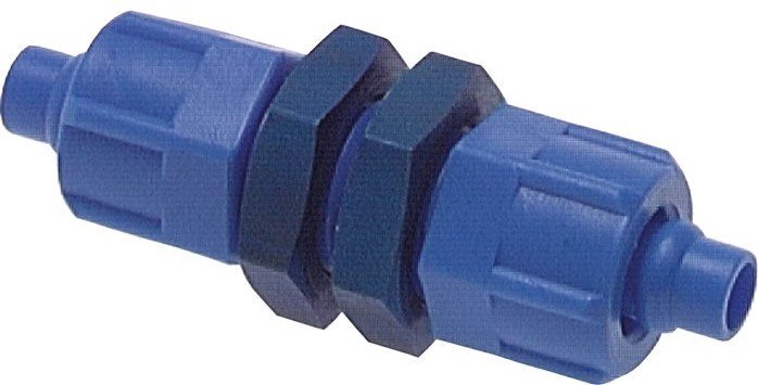 6x4 PVC Straight Push-on Fitting Bulkhead [2 Pieces]