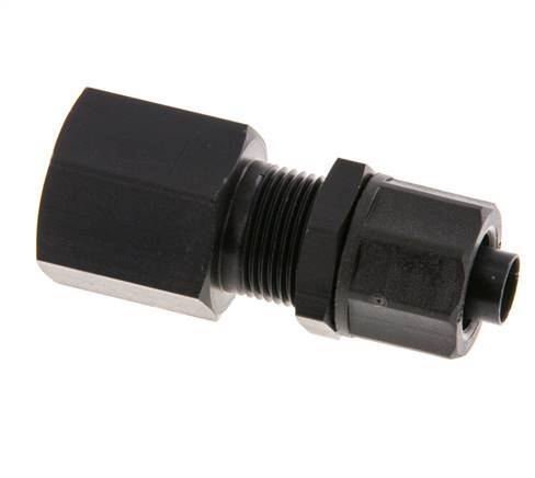 10x8 & G3/8'' Aluminum Straight Push-on Fitting with Female Threads Bulkhead