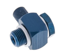 4.3x3 & G1/8'' Aluminum Banjo Push-on Fitting with Male Threads with O-ring Rotatable [10 Pieces]