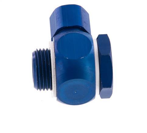 Racor Banjo a Presión Rosca Macho de Aluminio con Junta Tórica Rotativa 10x8 & G3/8'' [10 Piezas]