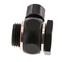 Racor Banjo a Presión Rosca Macho de Aluminio con Junta Tórica Rotativa 10x8 & G1/2'' [5 Piezas]