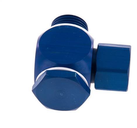 Racor Banjo a Presión Rosca Macho de Aluminio con Junta Tórica Rotativa 17.6x13 & G1/2'' [5 Piezas]