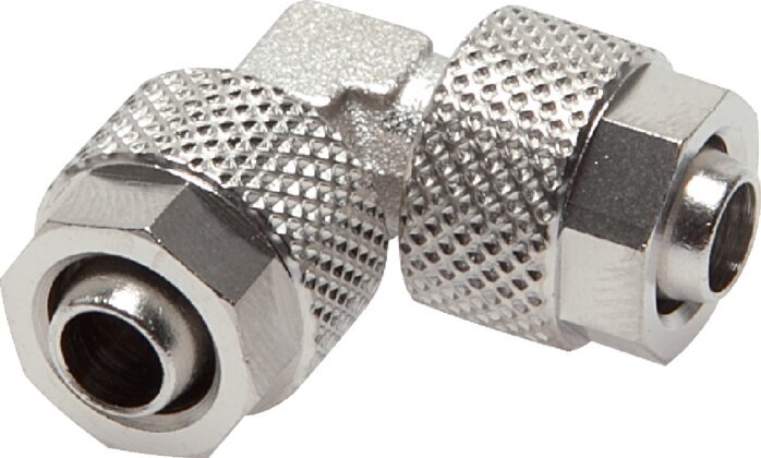 10x8 Nickel plated Brass Elbow Push-on Fitting [2 Pieces]