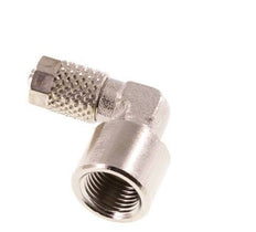 Codo de Latón Niquelado 5x3 & G1/8'' Rosca Hembra [5 piezas]