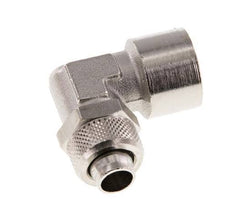 12x10 & G3/8'' Nickel plated Brass Elbow Push-on Fitting with Female Threads [2 Pieces]