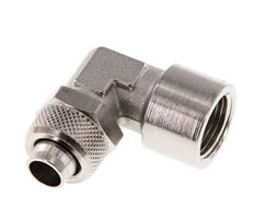 12x10 & G3/8'' Nickel plated Brass Elbow Push-on Fitting with Female Threads [2 Pieces]