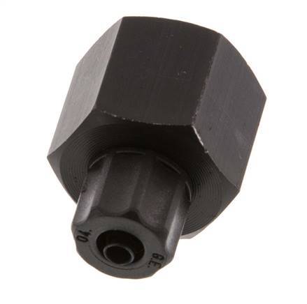 6x4 & G3/8'' Aluminum Straight Push-on Fitting with Female Threads [2 Pieces]