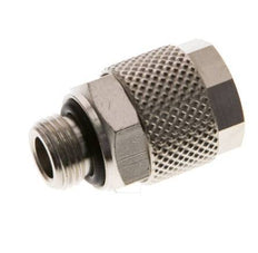 10x8 & G1/8'' Nickel plated Brass Straight Push-on Fitting with Male Threads NBR [5 Pieces]