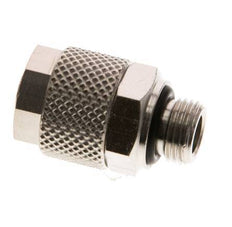 10x8 & G1/8'' Nickel plated Brass Straight Push-on Fitting with Male Threads NBR [5 Pieces]