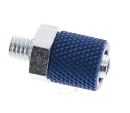 6x4 & M5 Aluminum Straight Push-on Fitting with Male Threads [5 Pieces]