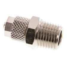 6x4 & R1/4'' Nickel plated Brass Straight Push-on Fitting with Male Threads [5 Pieces]