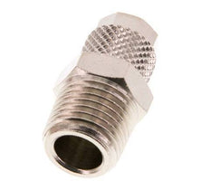 6x4 & R1/4'' Nickel plated Brass Straight Push-on Fitting with Male Threads [5 Pieces]