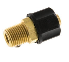 8x6 & 1/8''NPT Brass Straight Push-on Fitting with Male Threads [2 Pieces]