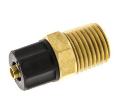 6x4 & 1/4''NPT Brass Straight Push-on Fitting with Male Threads [2 Pieces]